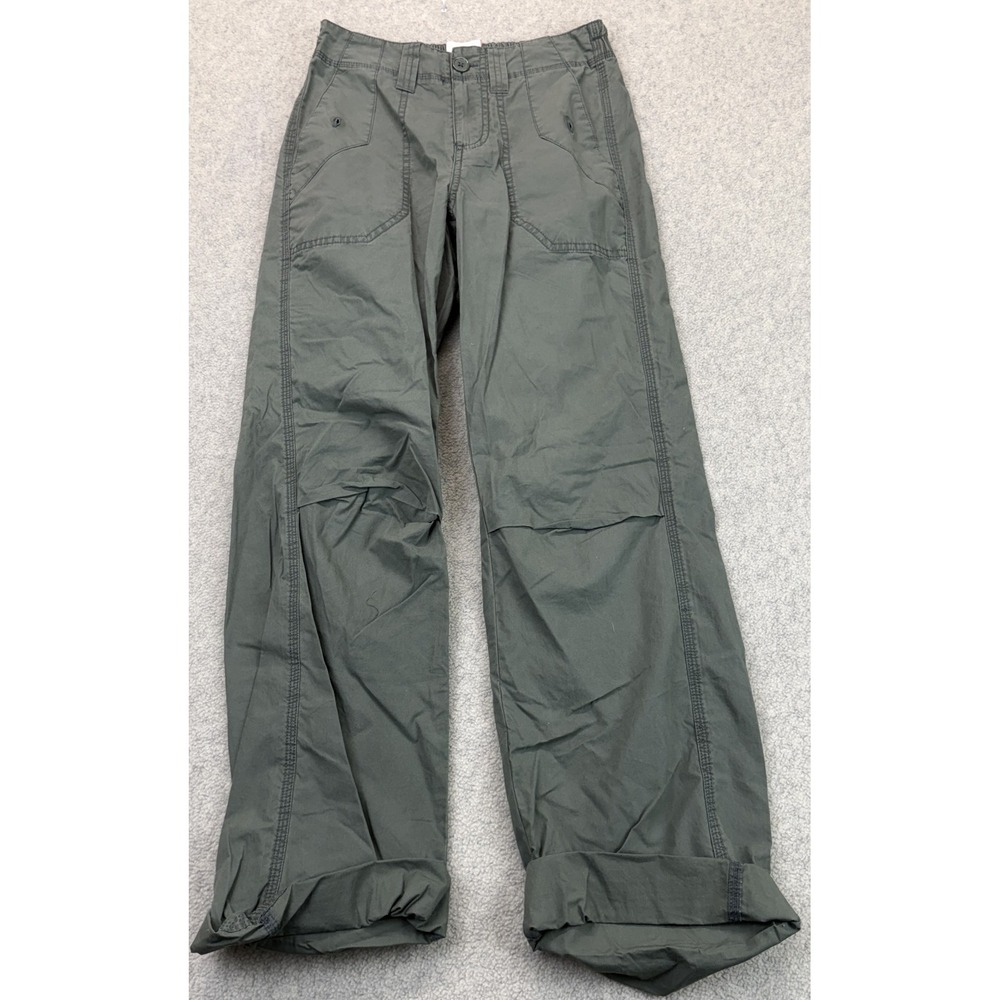 BDG Urban Outfitters Womens Trouser Pants Olive Green Straight Leg Y2K Outdoor S